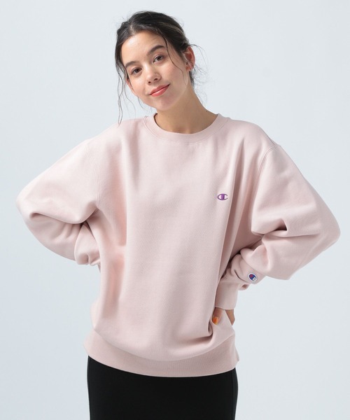 Champion（チャンピオン） スウェットカットソー FREE ピンク 
