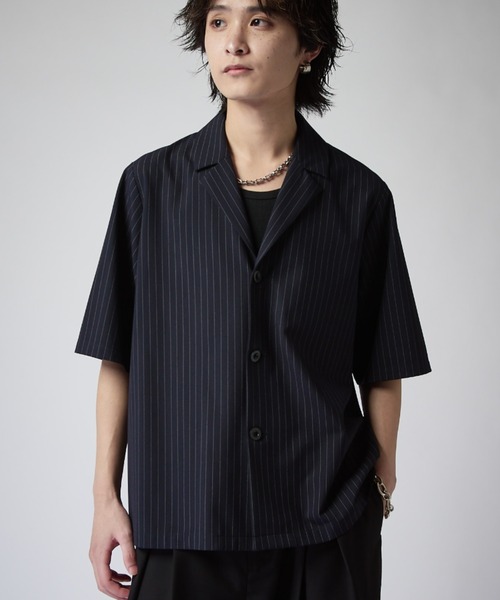 Lui's（ルイス） シャツ 半袖 ファインTR半袖シャツジャケット メンズ