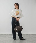 「GLOBAL WORK」 スウェットカットソ...の詳細画像2