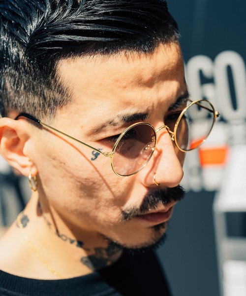 「Subciety」 サングラス FREE ゴールド系その他 メンズ_画像2