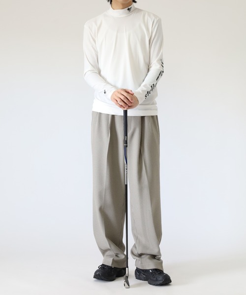 STELLA77GOLF uvカット tシャツ 接触冷感ゴルフモックネック長袖T