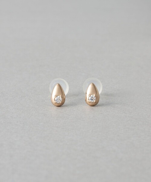 ピアス ドロップ ビジュー ピアス レディースの画像