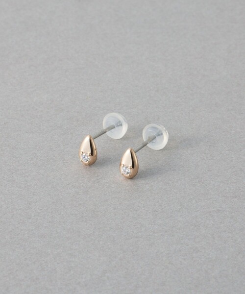 ピアス ドロップ ビジュー ピアス レディースの画像