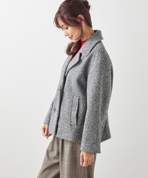 「Petit Honfleur」 ジャケット M アイボリー レディース_画像2