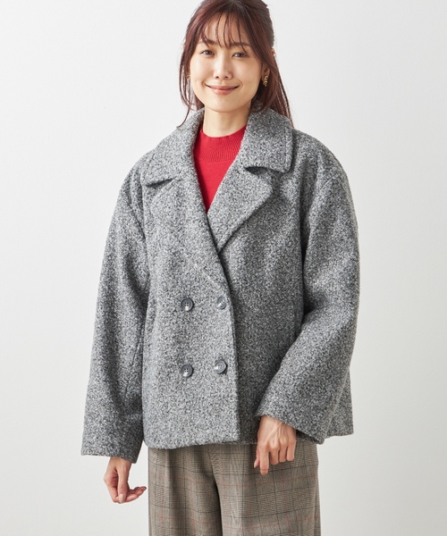 「Petit Honfleur」 ジャケット M アイボリー レディース_画像4
