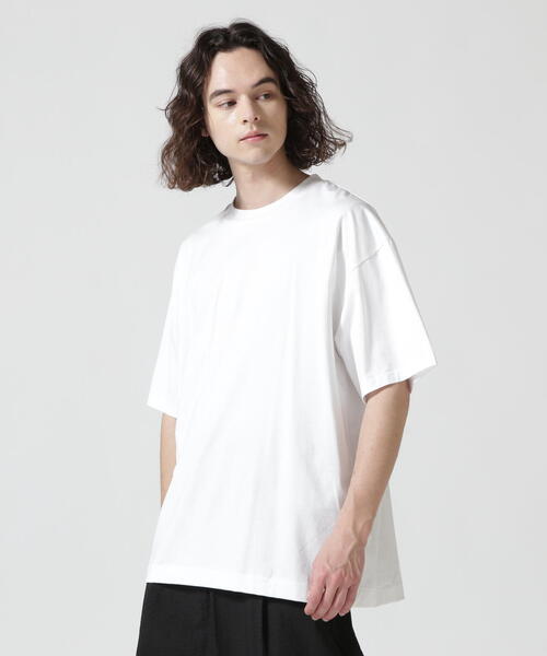 「ATON」 半袖Tシャツ 2 ホワイト メンズ_画像6