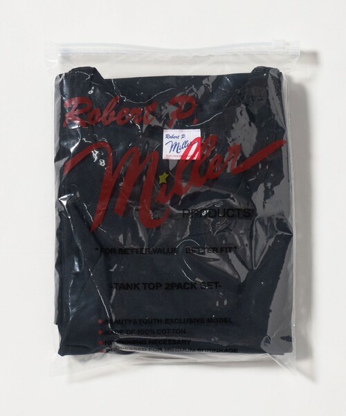 ミラー タンクトップ 「別注」「Robert P. Miller」2パック タンク