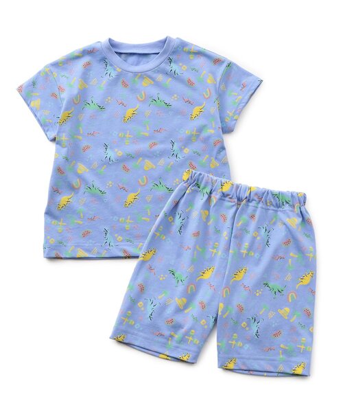 PETIT BATEAU（プチバトー） パジャマ ハートプリント半袖パジャマ