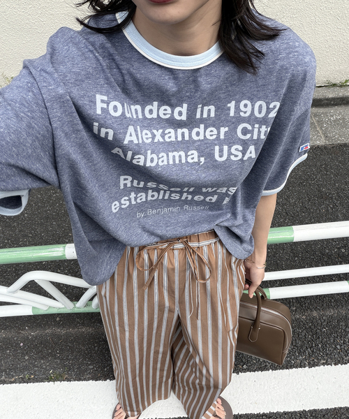 JACKSON MATISSE（ジャクソンマティス） tシャツ 半袖 別注「RUSSELL