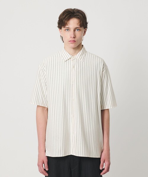 BEAUTY＆YOUTH UNITED ARROWS シャツ 半袖 カネマサ莫大小 ストライプ