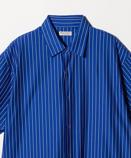 BEAUTY＆YOUTH UNITED ARROWS シャツ 半袖 カネマサ莫大小 ストライプ