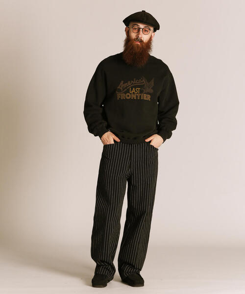 「Schott」 スウェットカットソー M ブラック メンズ_画像2