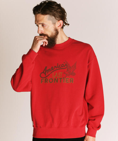 「Schott」 スウェットカットソー M ブラック メンズ_画像6