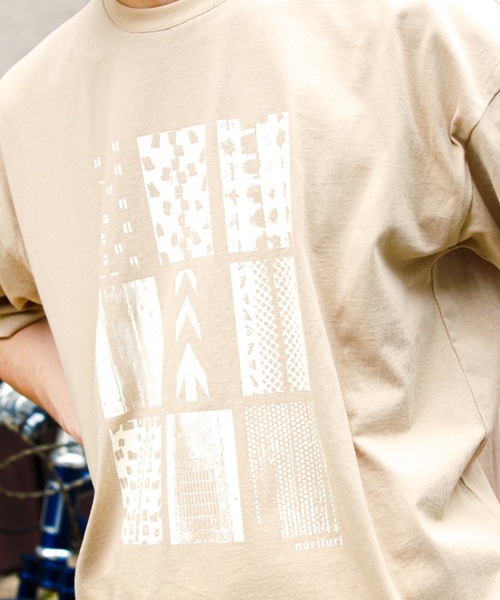「narifuri」 半袖Tシャツ MEDIUM オフホワイト メンズ_画像7