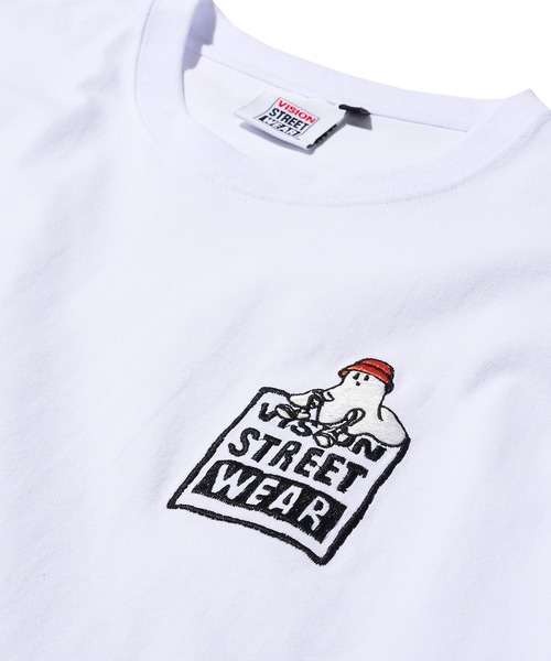 「VISION STREET WEAR」 長袖カットソー LARGE ブラック レディース_画像4