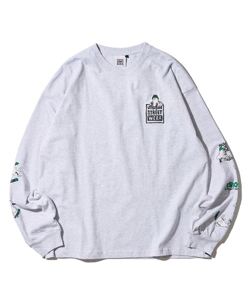 「VISION STREET WEAR」 長袖カットソー LARGE ブラック レディース_画像8