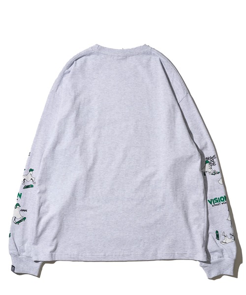「VISION STREET WEAR」 長袖カットソー LARGE ブラック レディース_画像9