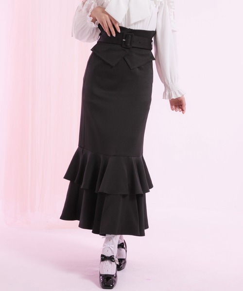 「DearMyLoveRose」 ロングスカート MEDIUM ベビーピンク レディース_画像5