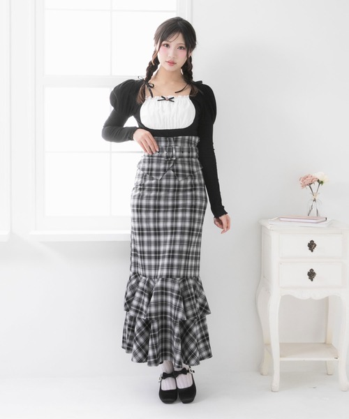 「DearMyLoveRose」 ロングスカート MEDIUM ベビーピンク レディース_画像7