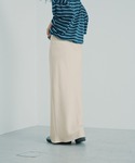 スカート ストレッチサテンスカート 1049485の詳細画像3