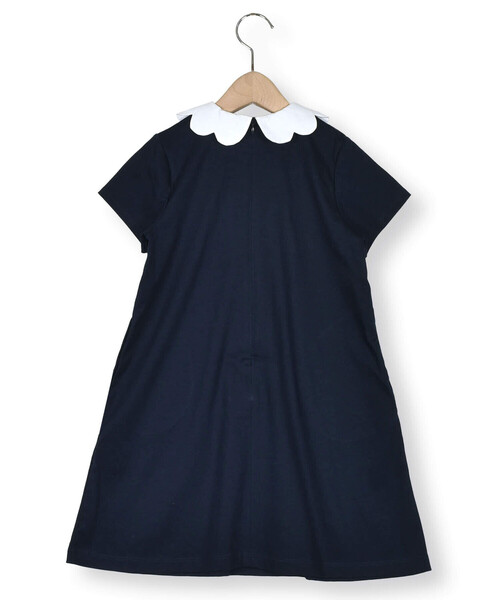 「Tartine et Chocolat」 「KIDS」半袖ワンピース 100cm ネイビー キッズ_画像6