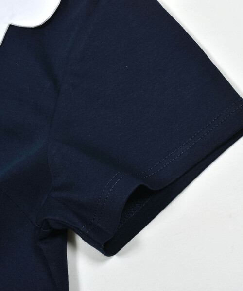「Tartine et Chocolat」 「KIDS」半袖ワンピース 100cm ネイビー キッズ_画像9