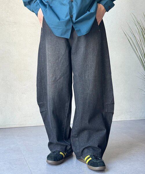 「CPCM」 デニムパンツ MEDIUM ネイビー メンズ_画像2