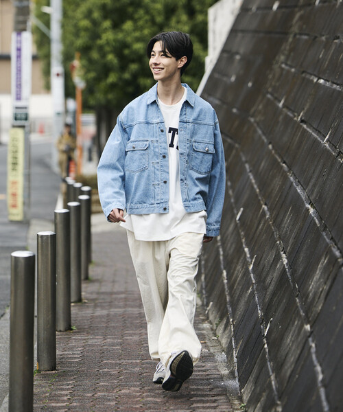 「FREAK'S STORE」 デニムジャケット MEDIUM ネイビー メンズ_画像2