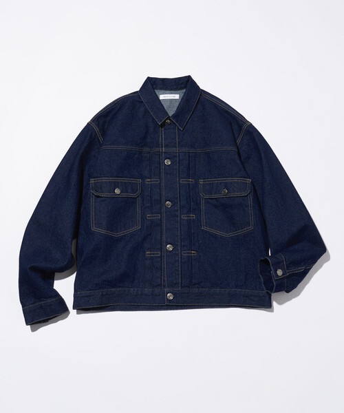 「FREAK'S STORE」 デニムジャケット MEDIUM ネイビー メンズ_画像3