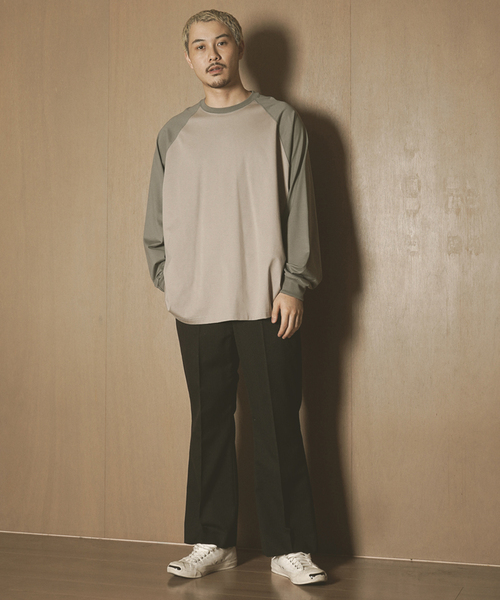 「Name.」 長袖Tシャツ 1 ベージュ メンズ_画像2