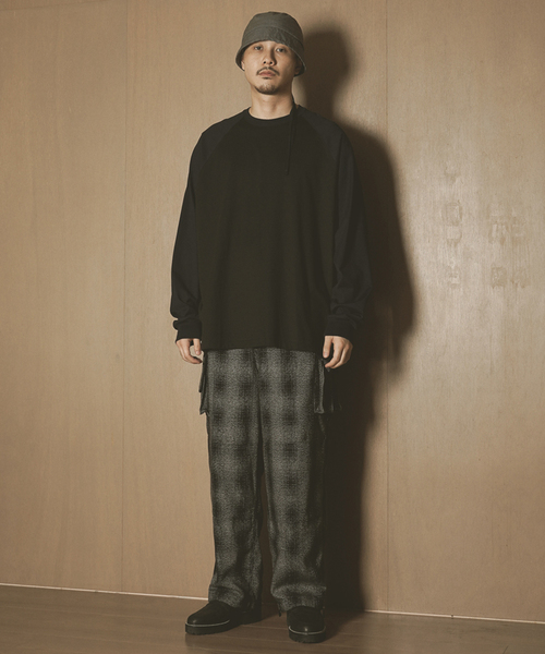 「Name.」 長袖Tシャツ 1 ベージュ メンズ_画像3