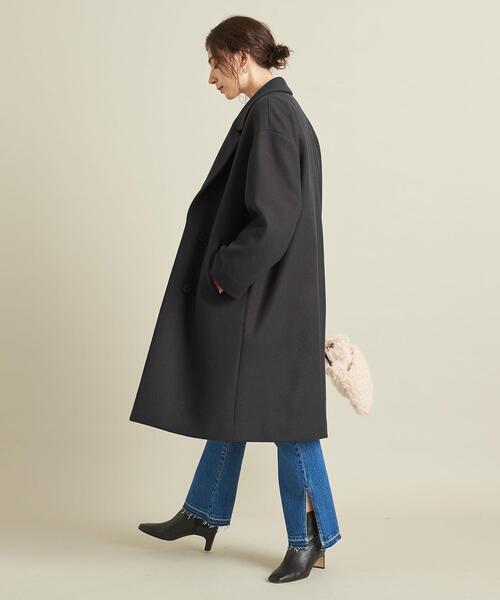 アウター BY HAMILTON WOOL MIX ドロップショルダーテーラー