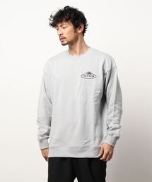 FRUIT OF THE LOOM トレーナー スウェット 胸プリント メンズ