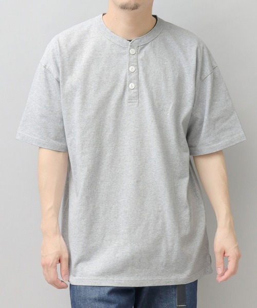 Goodwear（グッドウェア） ヘンリーネック tシャツ 7.6オンス USA