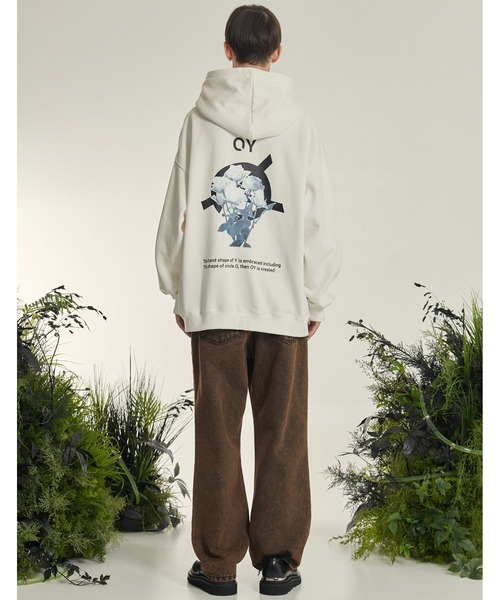 『OY/オーワイ』HOLOGRAM FLOWER HOODIE パーカー OY パーカー 「OY/オーワイ」HOLOGRAM FLOWER HOODIE/ホログラム