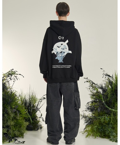 OY パーカー 「OY/オーワイ」HOLOGRAM FLOWER HOODIE/ホログラム