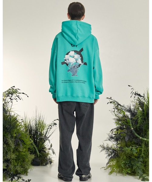 『OY/オーワイ』HOLOGRAM FLOWER HOODIE パーカー OY パーカー 「OY/オーワイ」HOLOGRAM FLOWER HOODIE/ホログラム