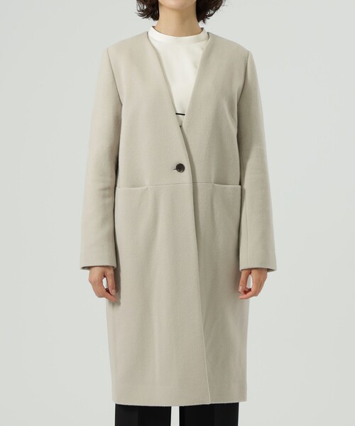 コート チェスターコート ノーカラーチェスターコート CAST ，キャスト
