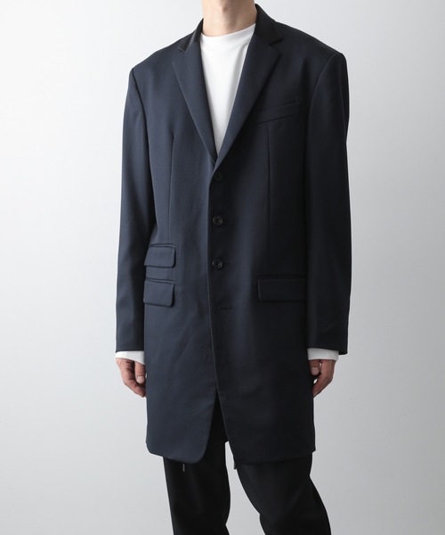 ATO（アトウ） ジャケット テーラードジャケット LONG JK WITH SATIN