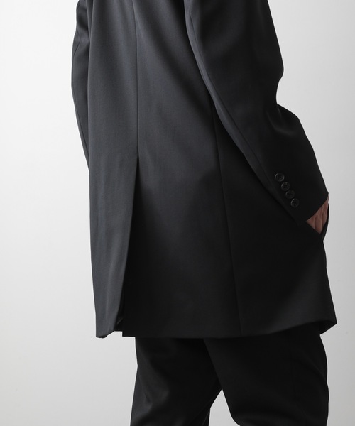 ATO（アトウ） ジャケット テーラードジャケット LONG JK WITH SATIN