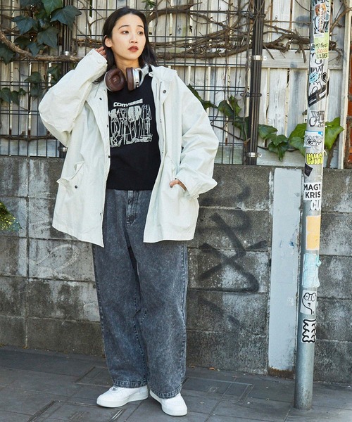 tシャツ Tシャツ 「CONVERSE/コンバース」ソリマチアキラ イラストグラフィック裏毛オーバーサイズスウェット レディース CONVERSE tシャツ Tシャツ 「CONVERSE/コンバース」ソリマチ