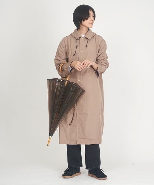 Traditional Weatherwear 傘 CLEAR UMBRELLA CLEAR UMBRELLA BAMBOO クリア アンブレラ バンブー｜ブルー