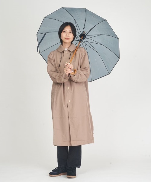 Traditional Weatherwear 傘 CLEAR UMBRELLA CLEAR UMBRELLA BAMBOO クリア アンブレラ バンブー｜ブルー