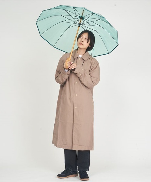Traditional Weatherwear 傘 BAMBOO CLEAR UMBRELLA レディース