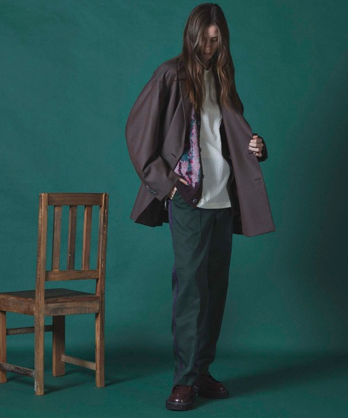 MAISON SPECIAL グリーン テーラードジャケット ジャケット MAISON SPECIAL ジャケット テーラードジャケット 「UNISEX