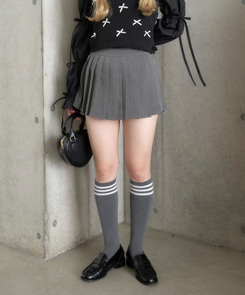 スカート 「PHILLY」ミニプリーツスカート レディース : 76426688  