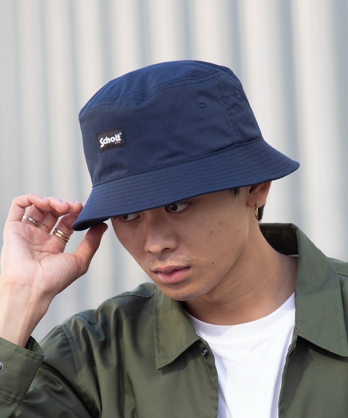 Schott N.Y.C（ショット） 帽子 ハット 「SCHOTT」ワンポイントロゴ