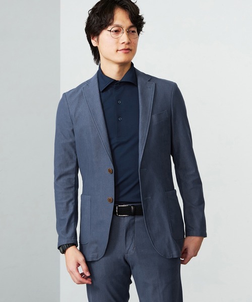 EDWINデニスラ ジャケット セットアップ M．グレー 【EDWINデニスラ】ヴィンテージブルージャケット