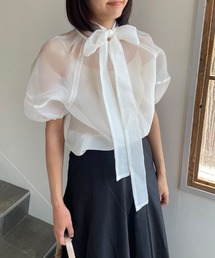 Stylevoice for xxx ブラウス シャツ 2WAYシアーボリューム