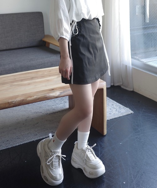 INTER FACTORY（インターファクトリー） スカート 花柄ポケットの